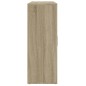 vidaXL Aparadores 3 uds madera de ingeniería roble Sonoma 60x31x84 cm