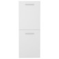 vidaXL Armario de baño madera contrachapada blanco 30x30x80 cm