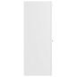 vidaXL Armario de baño madera contrachapada blanco 30x30x80 cm