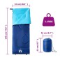vidaXL Saco de dormir de camping para adultos 3 estaciones vidaXL Saco de dormir de camping para adultos 3 estaciones
