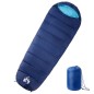 vidaXL Saco de dormir tipo momia de camping para adultos 3 estaciones vidaXL Saco de dormir tipo momia de camping para adultos 3 estaciones