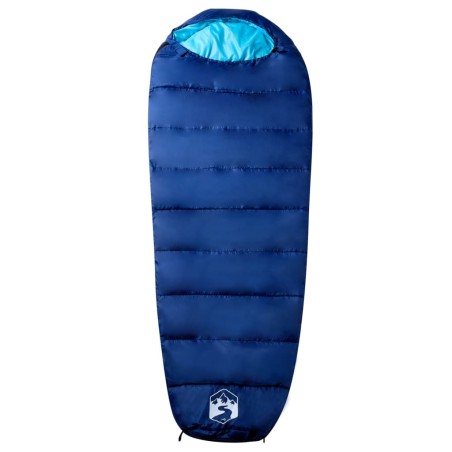 vidaXL Saco de dormir tipo momia de camping para adultos 3 estaciones
