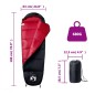 vidaXL Saco de dormir tipo momia de camping para adultos 3 estaciones vidaXL Saco de dormir tipo momia de camping para adultos 3 estaciones
