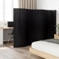 vidaXL Biombo divisor de bambú negro 165x800 cm vidaXL Biombo divisor de bambú negro 165x800 cm