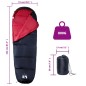 vidaXL Saco de dormir tipo momia de camping para adultos 3 estaciones vidaXL Saco de dormir tipo momia de camping para adultos 3 estaciones
