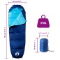 vidaXL Saco de dormir tipo momia de camping para adultos 3 estaciones vidaXL Saco de dormir tipo momia de camping para adultos 3 estaciones