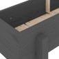 vidaXL Arriate elevado de jardín madera maciza pino gris 160x30x38 cm vidaXL Arriate elevado de jardín madera maciza pino gris 160x30x38 cm