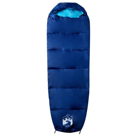 vidaXL Saco de dormir tipo momia de camping para adultos 3 estaciones