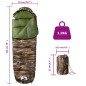 vidaXL Saco de dormir tipo momia de camping para adultos 3 estaciones vidaXL Saco de dormir tipo momia de camping para adultos 3 estaciones