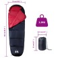 vidaXL Saco de dormir tipo momia de camping para adultos 3 estaciones vidaXL Saco de dormir tipo momia de camping para adultos 3 estaciones