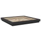 vidaXL Estructura cama con luces LED madera ingeniería negro 200x200cm vidaXL Estructura cama con luces LED madera ingeniería negro 200x200cm