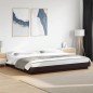 vidaXL Estructura cama con luces LED madera ingeniería negro 200x200cm vidaXL Estructura cama con luces LED madera ingeniería negro 200x200cm