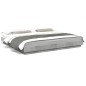 vidaXL Estructura cama con luces LED madera gris hormigón 200x200 cm vidaXL Estructura cama con luces LED madera gris hormigón 200x200 cm