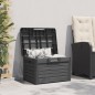 vidaXL Baúl para cojines polipropileno gris antracita 73x50,5x46,5 cm vidaXL Baúl para cojines polipropileno gris antracita 73x50,5x46,5 cm