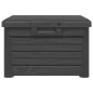vidaXL Baúl para cojines polipropileno gris antracita 73x50,5x46,5 cm vidaXL Baúl para cojines polipropileno gris antracita 73x50,5x46,5 cm