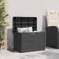 vidaXL Baúl para cojines polipropileno gris antracita 77,5x44,5x53 cm vidaXL Baúl para cojines polipropileno gris antracita 77,5x44,5x53 cm