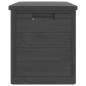 vidaXL Baúl para cojines polipropileno gris antracita 77,5x44,5x53 cm vidaXL Baúl para cojines polipropileno gris antracita 77,5x44,5x53 cm