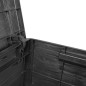 vidaXL Baúl para cojines polipropileno gris antracita 77,5x44,5x53 cm vidaXL Baúl para cojines polipropileno gris antracita 77,5x44,5x53 cm
