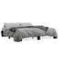 vidaXL Estructura de cama madera de ingeniería y metal negro 200x200cm vidaXL Estructura de cama madera de ingeniería y metal negro 200x200cm