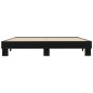 vidaXL Estructura de cama madera de ingeniería y metal negro 200x200cm vidaXL Estructura de cama madera de ingeniería y metal negro 200x200cm