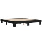vidaXL Estructura de cama madera de ingeniería y metal negro 200x200cm vidaXL Estructura de cama madera de ingeniería y metal negro 200x200cm