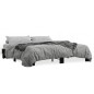 vidaXL Estructura de cama madera de ingeniería y metal negro 180x200cm vidaXL Estructura de cama madera de ingeniería y metal negro 180x200cm