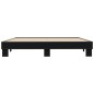vidaXL Estructura de cama madera de ingeniería y metal negro 180x200cm vidaXL Estructura de cama madera de ingeniería y metal negro 180x200cm