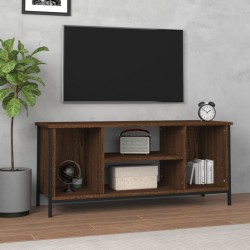 vidaXL Mueble para TV madera contrachapada roble marrón 102x35x45 cm