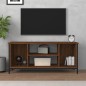 vidaXL Mueble para TV madera contrachapada roble marrón 102x35x45 cm