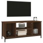 vidaXL Mueble para TV madera contrachapada roble marrón 102x35x45 cm