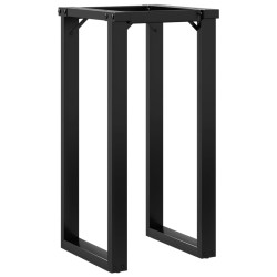vidaXL Patas de mesa de comedor estructura O hierro fundido 40x40x73cm