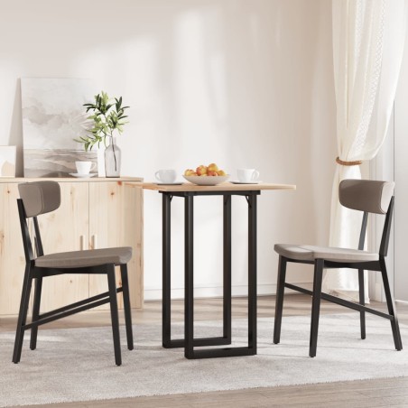 vidaXL Patas de mesa de comedor estructura O hierro fundido 80x40x73cm