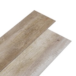 vidaXL Lamas para suelo PVC autoadhesivas madera deslavada 5,02m² 2mm