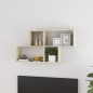 vidaXL Estante de pared madera contrachapada roble Sonoma 100x18x53 cm vidaXL Estante de pared madera contrachapada roble Sonoma 100x18x53 cm