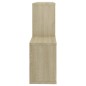 vidaXL Estante de pared madera contrachapada roble Sonoma 100x18x53 cm vidaXL Estante de pared madera contrachapada roble Sonoma 100x18x53 cm