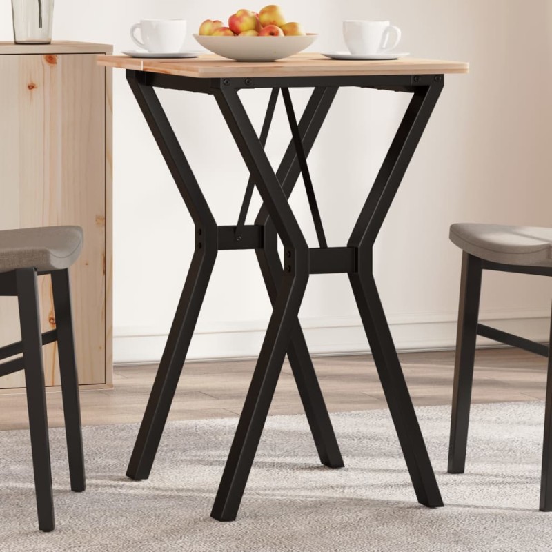 vidaXL Patas de mesa de comedor estructura Y hierro fundido 50x40x73cm vidaXL Patas de mesa de comedor estructura Y hierro fundido 50x40x73cm