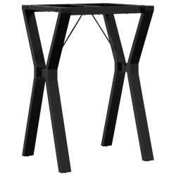 vidaXL Patas de mesa de comedor estructura Y hierro fundido 50x40x73cm