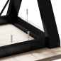 vidaXL Patas de mesa de comedor estructura Y hierro fundido 50x40x73cm vidaXL Patas de mesa de comedor estructura Y hierro fundido 50x40x73cm
