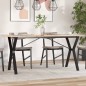 vidaXL Patas de mesa comedor estructura Y hierro fundido 140x60x73 cm vidaXL Patas de mesa comedor estructura Y hierro fundido 140x60x73 cm