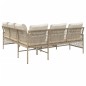 vidaXL Set de sofás de jardín 2 pzas y cojines ratán sintético marrón vidaXL Set de sofás de jardín 2 pzas y cojines ratán sintético marrón