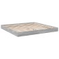 vidaXL Estructura de cama madera de ingeniería gris Sonoma 200x200 cm