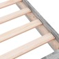 vidaXL Estructura de cama madera de ingeniería gris Sonoma 200x200 cm