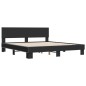 vidaXL Estructura de cama madera de ingeniería y metal negro 200x200cm vidaXL Estructura de cama madera de ingeniería y metal negro 200x200cm