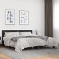 vidaXL Estructura de cama madera de ingeniería y metal negro 200x200cm vidaXL Estructura de cama madera de ingeniería y metal negro 200x200cm