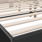 vidaXL Estructura de cama madera de ingeniería y metal negro 200x200cm vidaXL Estructura de cama madera de ingeniería y metal negro 200x200cm