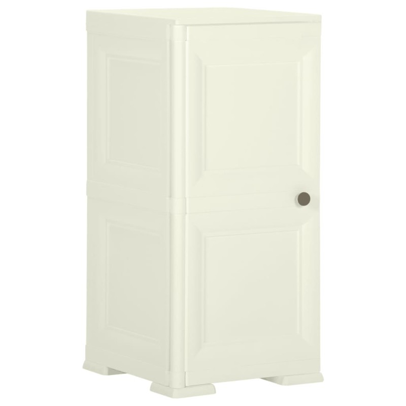 vidaXL Armario de plástico diseño madera Vanila Ice 40x43x85,5 cm