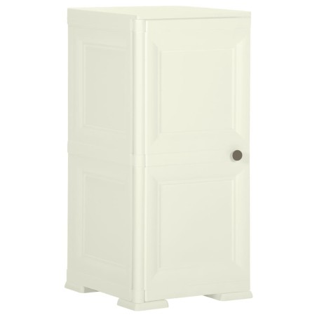 vidaXL Armario de plástico diseño madera Vanila Ice 40x43x85,5 cm