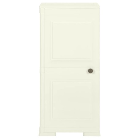 vidaXL Armario de plástico diseño madera Vanila Ice 40x43x85,5 cm