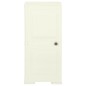 vidaXL Armario de plástico diseño madera Vanila Ice 40x43x85,5 cm
