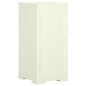 vidaXL Armario de plástico diseño madera Vanila Ice 40x43x85,5 cm